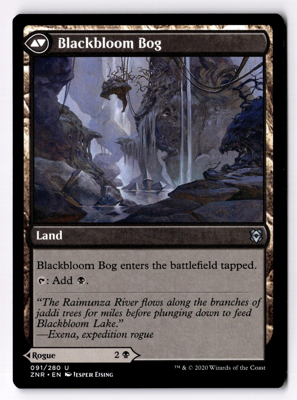 Blackbloom Rogue 91 Uncommon Zendikar Rising Magic: The Gathering Lightly Played