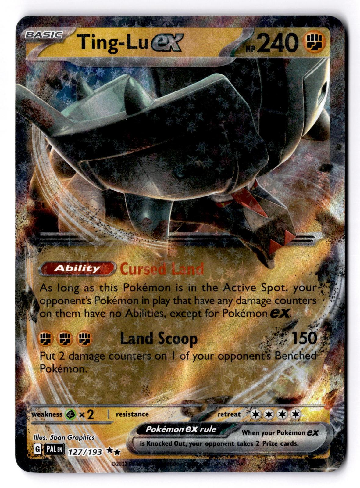 Ting-Lu ex 127/193 Ultra Rare Paldea Evolved Pokemon Holo Near Mint