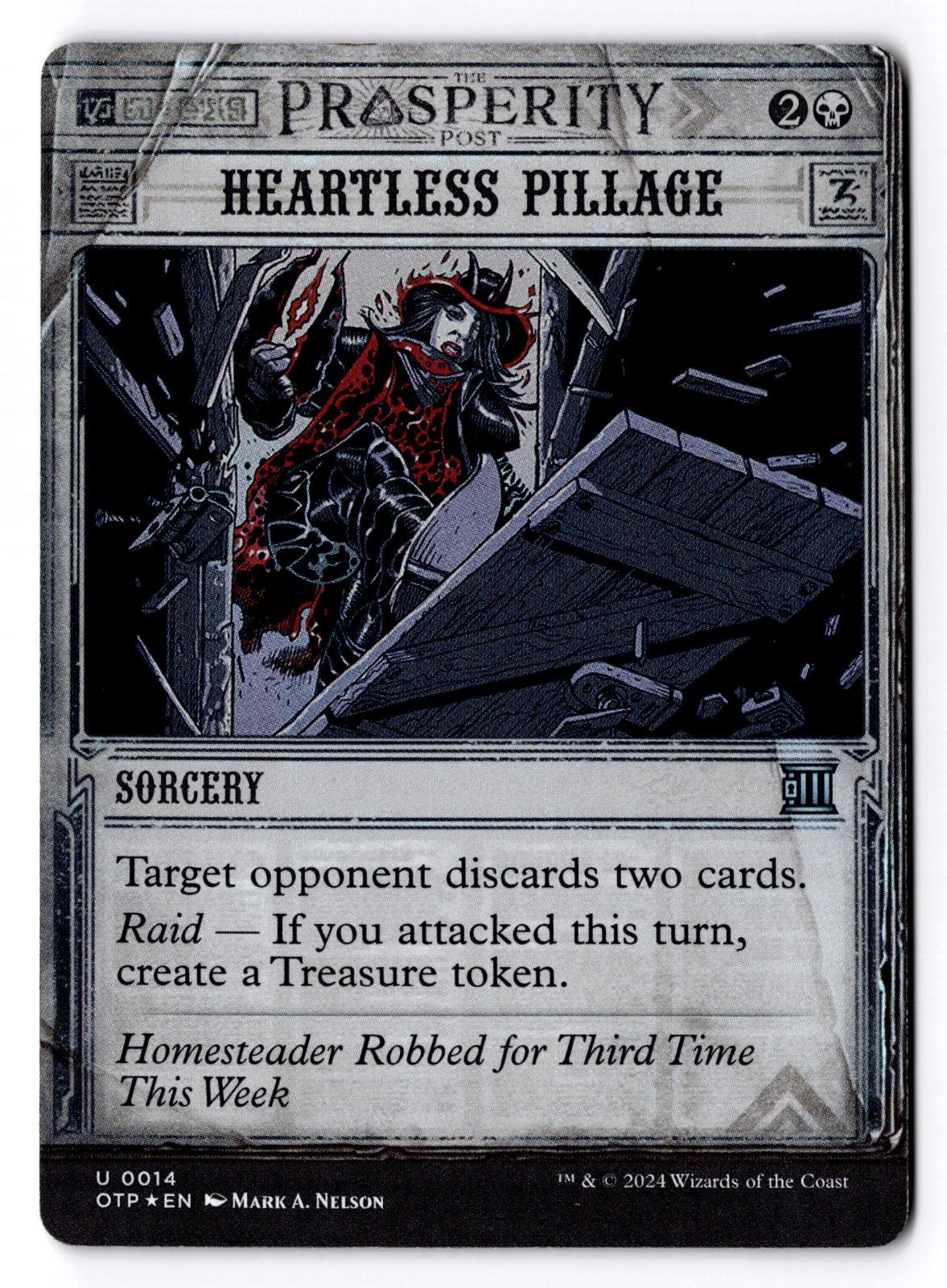 Heartless Pillage 14 Outlaws of Thunder Junction: Breaking News Foil LP