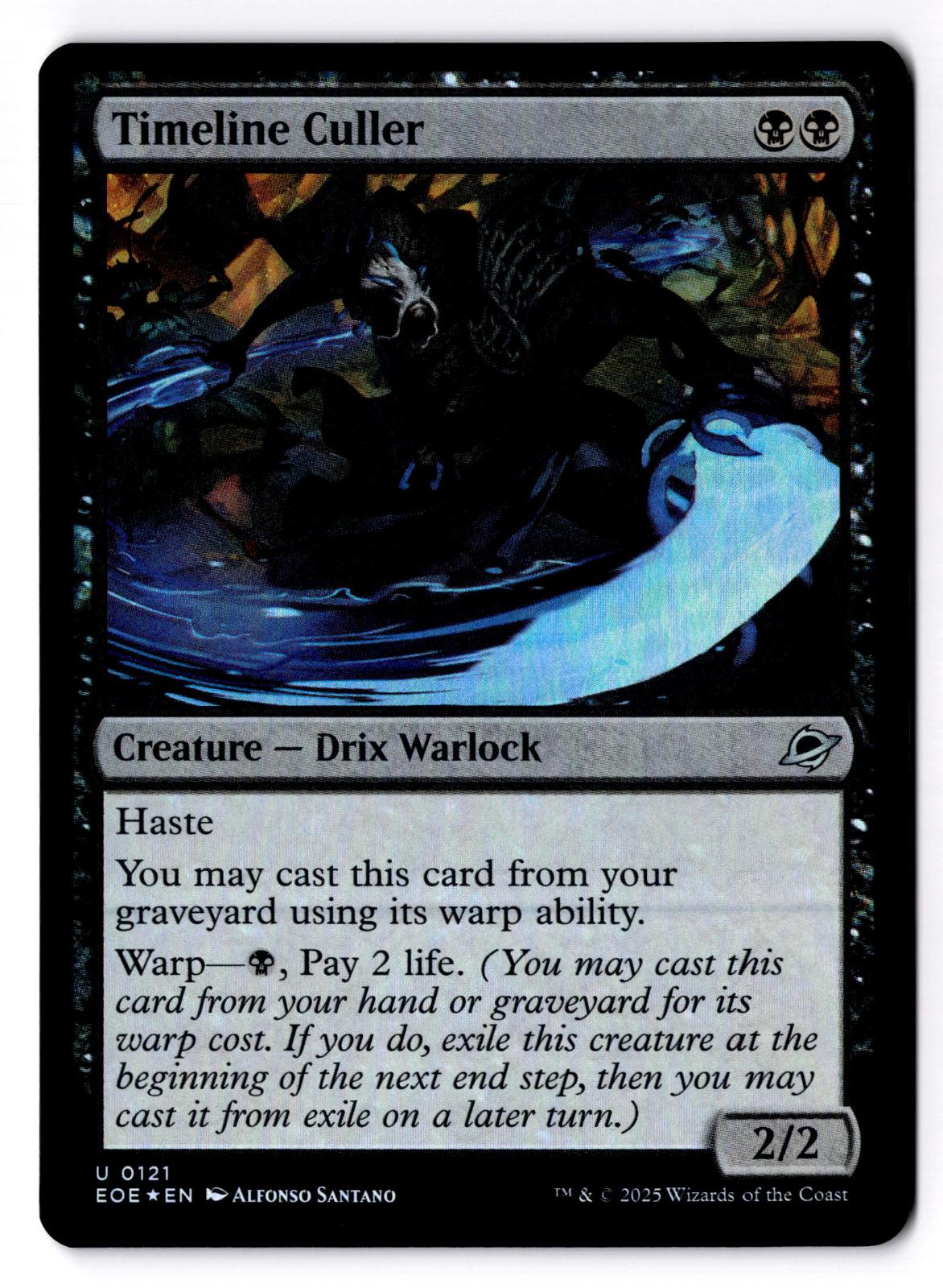 Timeline Culler 121 Uncommon Edge of Eternities Magic: The Gathering Foil LP