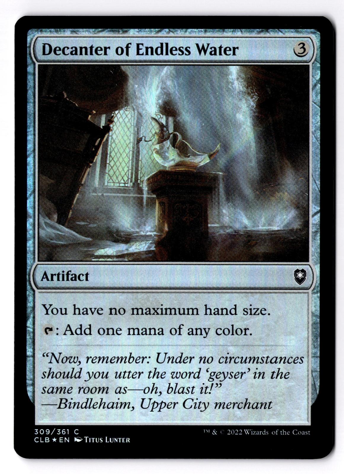 Decanter of Endless Water 309 Magic: The Gathering Foil NM