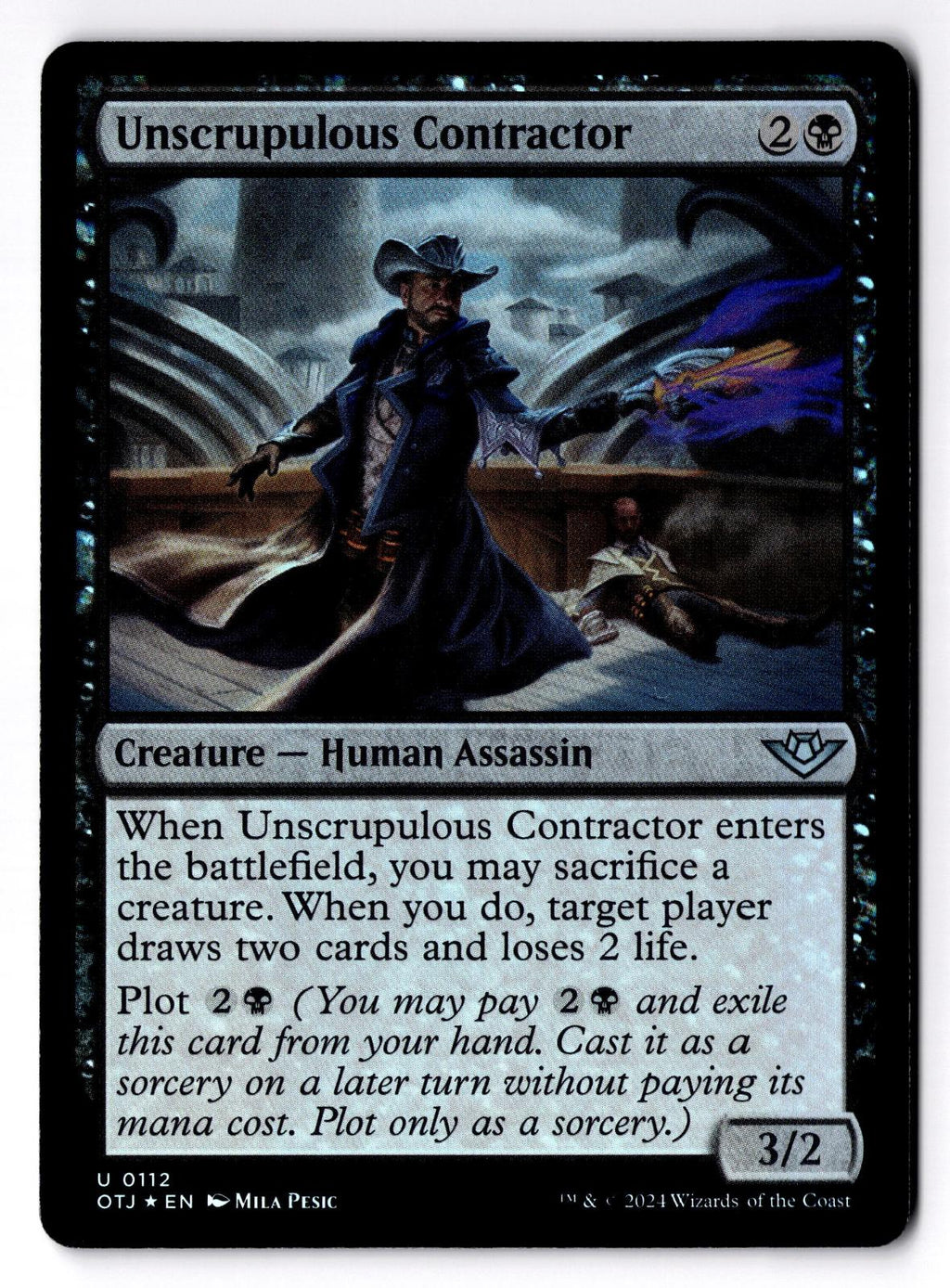 Unscrupulous Contractor 112 Magic: The Gathering Foil LP