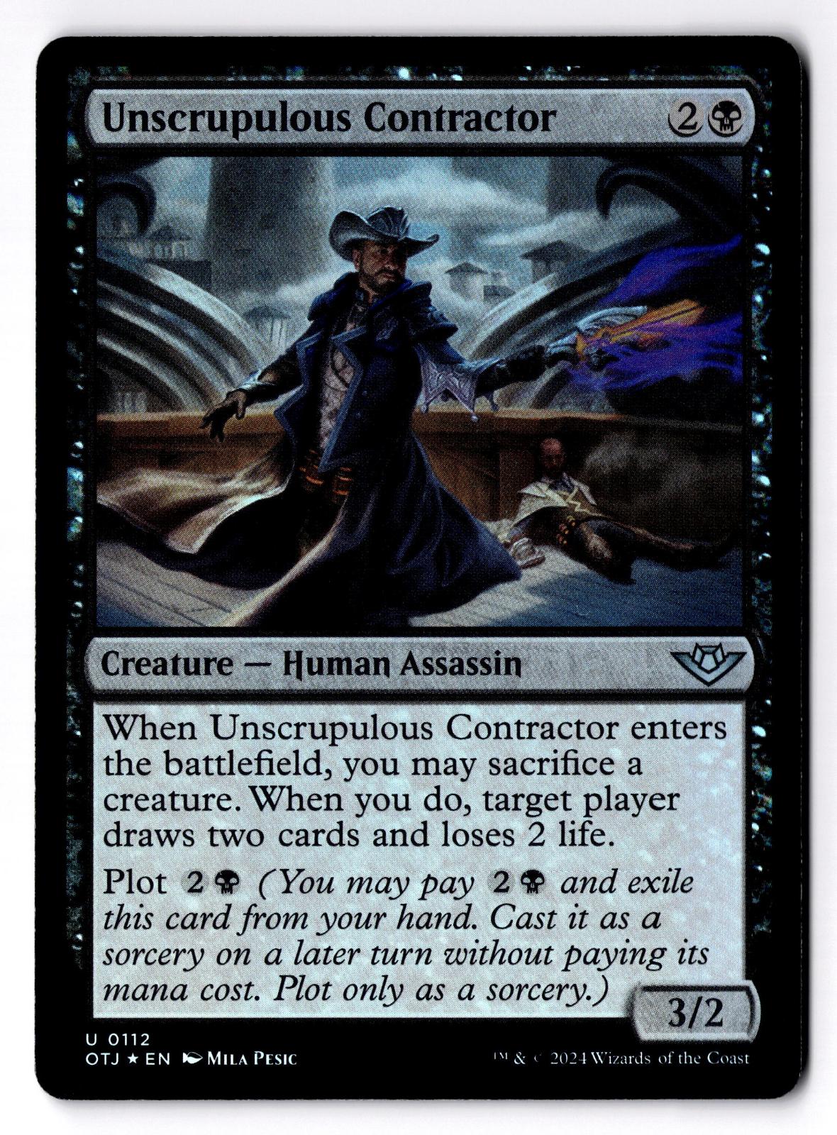 Unscrupulous Contractor 112 Magic: The Gathering Foil LP