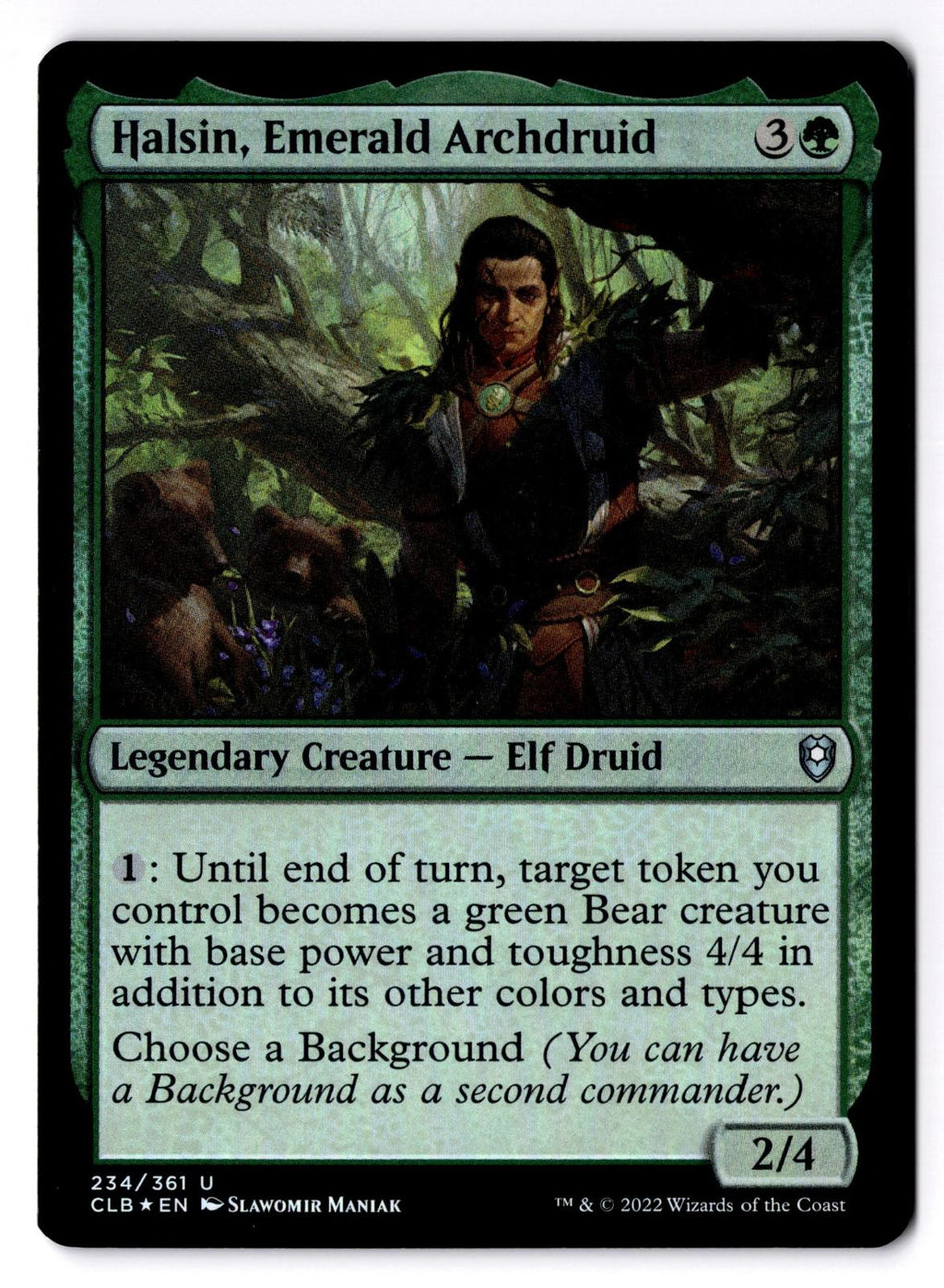 Halsin, Emerald Archdruid 234 Magic: The Gathering Foil LP