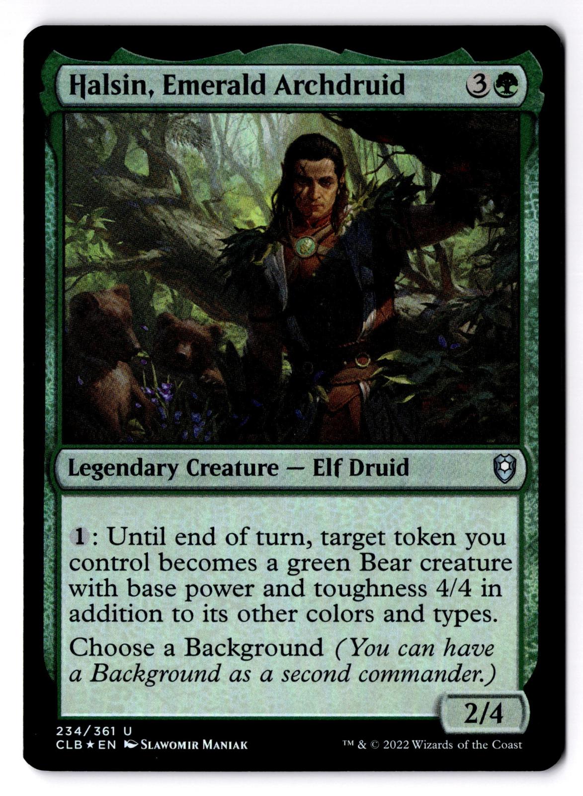 Halsin, Emerald Archdruid 234 Magic: The Gathering Foil LP