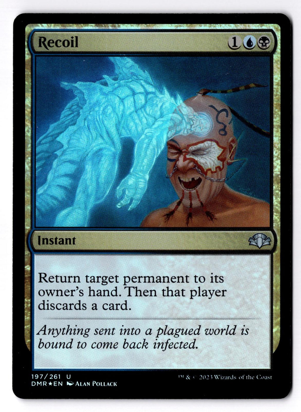 Recoil 197 Uncommon Dominaria Remastered Magic: The Gathering Foil LP