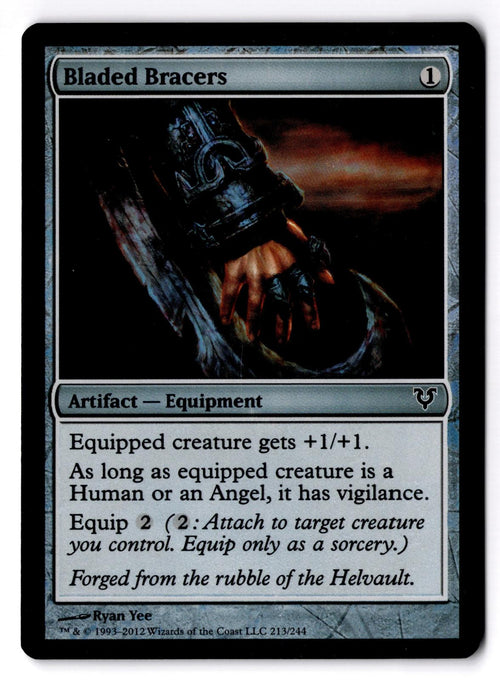 Bladed Bracers 213 Common Avacyn Restored Magic: The Gathering Foil LP