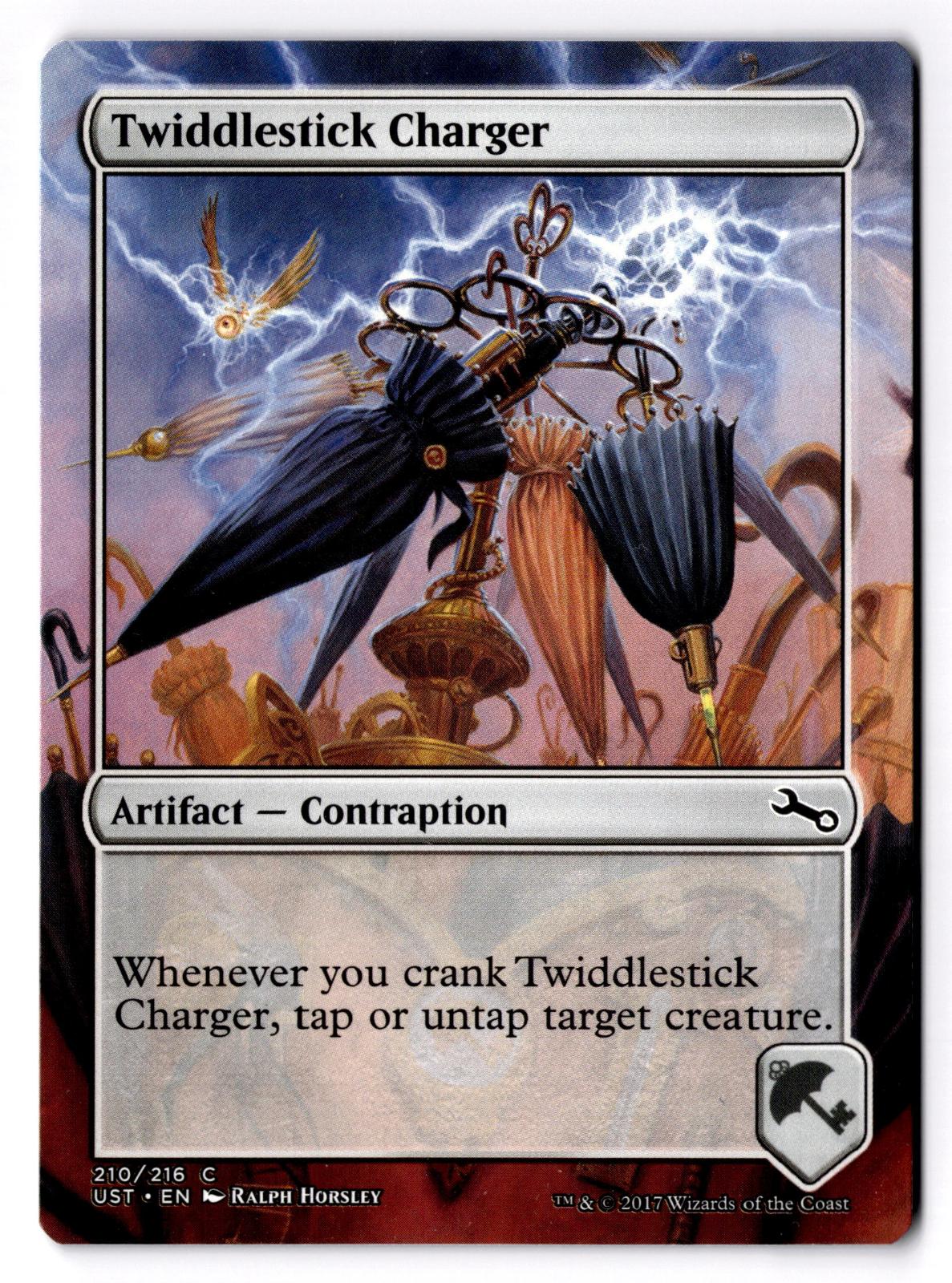 Twiddlestick Charger 210 Common Unstable Magic: The Gathering Lightly Played