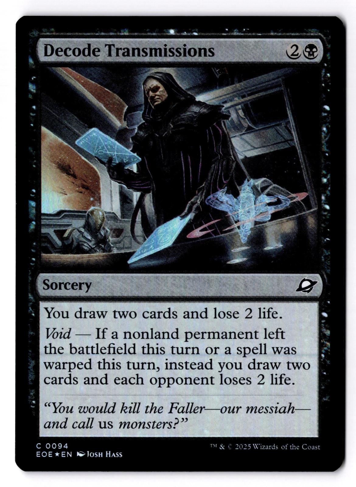Decode Transmissions 94 Common Edge of Eternities Magic: The Gathering Foil LP